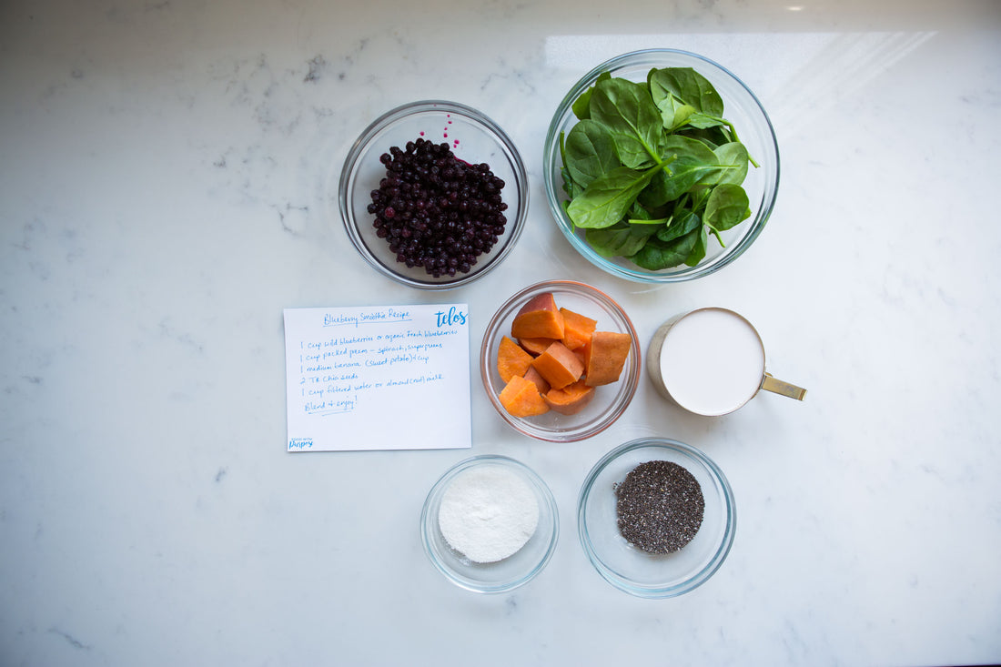 Recipe: Wild Blueberry & Sweet Potato Smoothie