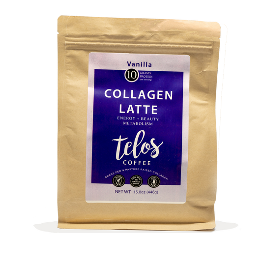 Collagen Coffee Latte - Vanilla (16 Servings Bulk)
