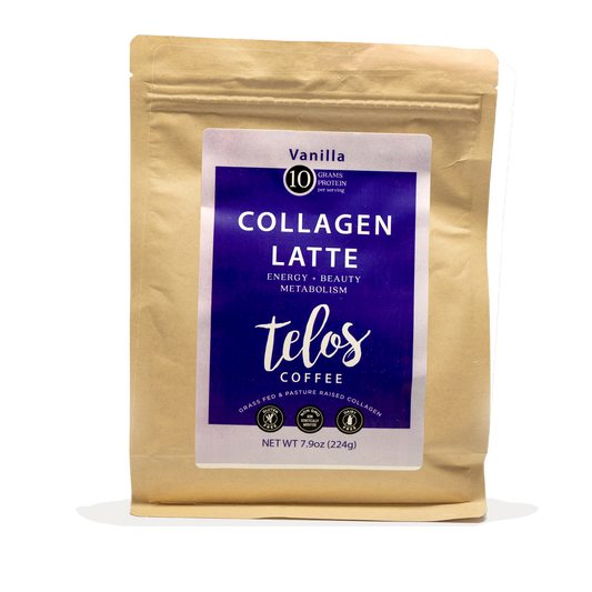 Collagen Coffee Latte - Vanilla (8 Servings Bulk)